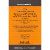 Professional's Bare Act on Juvenile Justice (Care & Protection of Children) Act, 2015 alongwith Rules & Regulations 2016 | JJ Act